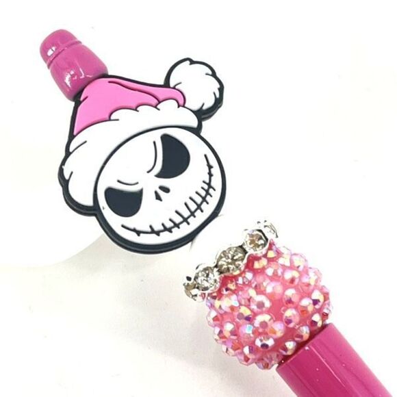 Pumpking Halloween Jack skellington fall autumn pen handmade NEW bling rhineston - Picture 6 of 6